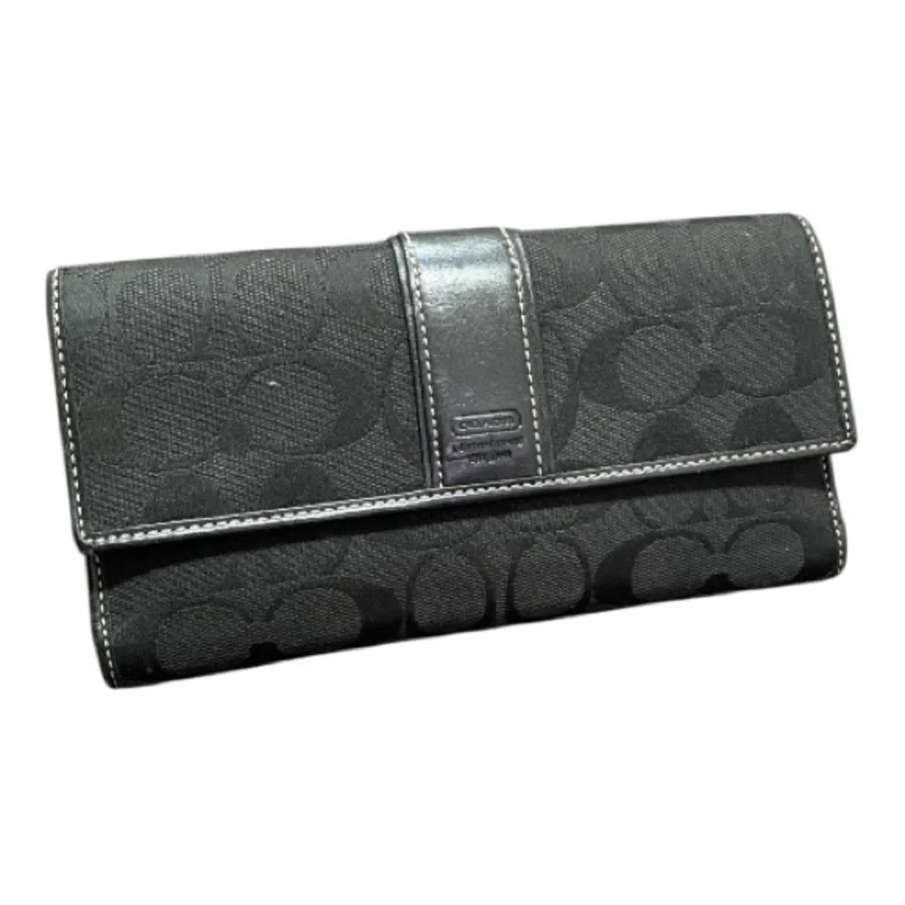 Vintage Legacy Coach Black Signature Wallet